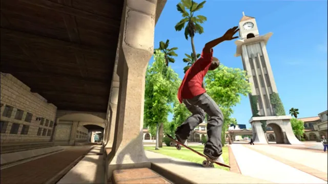Skate 3: a kickflip by the clock tower
