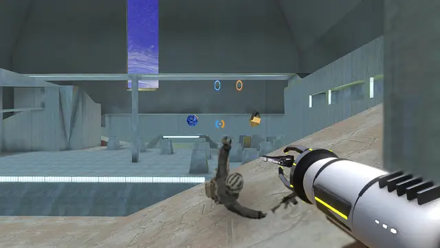Hang 'Em High: Halo world × Portal gun