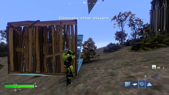Limgrave: Elden Ring world × Fortnite building × Master Chief